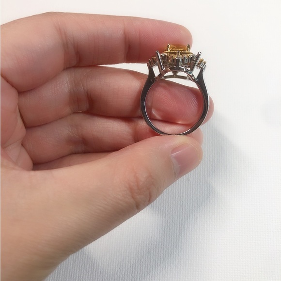 Gorgeous citrine like ring - Picture 6 of 7